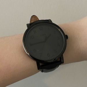 🖤 TIMEX BLACK MONOCHROME WATCH 🖤